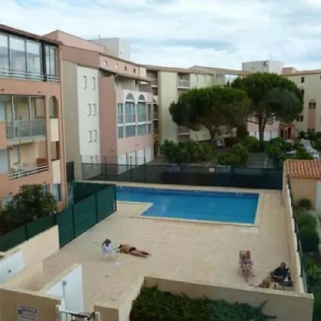 6 Pers, 2 Chambres, Terrasse, Piscine Et Parking A 50m De La Mer - Ref, Baie104 Agde